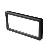 Plastic garage door window for 40mm standard panels with double glass