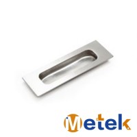 Stainless steel kitchen cabinet hidden wood door handle