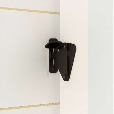 Latch lock for wooded door or barn door